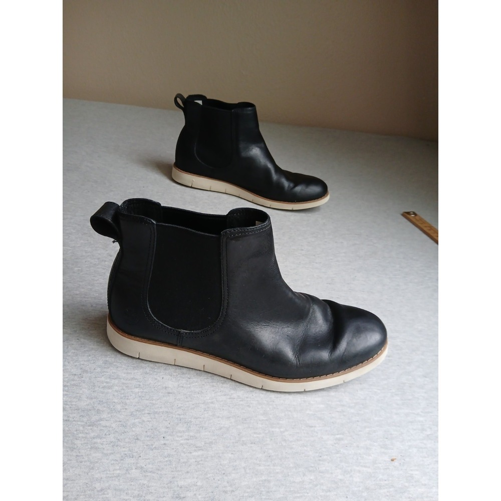 Timberland Boots 8 / 39 Womens Defender Chelsea Leather Comfort Sensorflex Casua